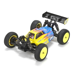 1/14 Mini 8IGHT 4WD Buggy Brushless RTR with AVC, Blue (LOS01004T1)