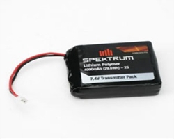 4000mAh LiPo Transmitter Battery: DX8