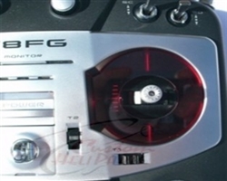 Custom Heli Parts - Red Cyclic Ring Fits Futaba 8FG
