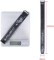20*250mm Black Microfiber PU Leather Battery Straps