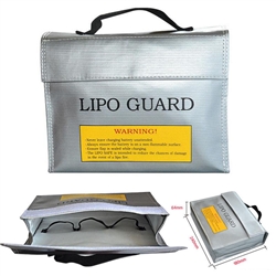 LiPo Battery Safe Bag Protection Bag Explosion Proof Guard (240x64x180mm)
