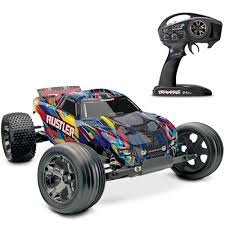 1/10 Rustler VXL 2WD Brushless RTR with TSM, Rock and Roll (TRA370764)